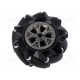 Right wheel black screw Ø: 97mm Plating: rubber W: 44.9mm 1pcs.