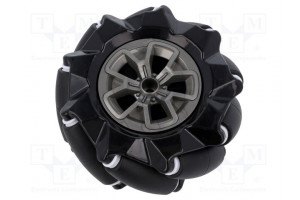 Right wheel black screw Ø: 97mm Plating: rubber W: 44.9mm 1pcs.