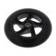 Wheel black push-in Ø: 144mm Plating: rubber W: 29mm 1pcs.