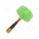 Antenna green SMA 5800MHz 35x62mm 50Ω Antenna: WiFi 3dBi