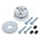 Bracket wheel Kit: adapter,allen wrench,mounting screws 1pcs.