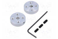 Bracket wheel Kit: adapter,allen wrench,mounting screws 2pcs.