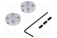 Bracket wheel Kit: adapter,allen wrench,mounting screws 2pcs.