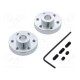 Bracket wheel Kit: adapter,allen wrench,mounting screws 2pcs.