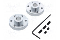 Bracket wheel Kit: adapter,allen wrench,mounting screws 2pcs.