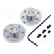 Bracket wheel Kit: adapter,allen wrench,mounting screws 2pcs.