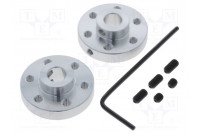 Bracket wheel Kit: adapter,allen wrench,mounting screws 2pcs.