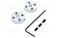 Bracket wheel Kit: adapter,allen wrench,mounting screws 2pcs.