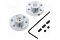 Bracket wheel Kit: adapter,allen wrench,mounting screws 2pcs.