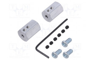 Bracket wheel Kit: adapter,allen wrench,mounting screws 2pcs.