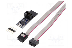 Programmer pin strips,USB micro 5VDC ISP