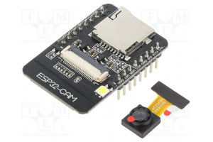 WiFi pin strips,USB micro 4MBFLASH,4MBSRAM 5VDC Comp: ESP32-S