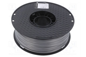 Filament: ABS 1.75mm silver 225÷245°C 1kg