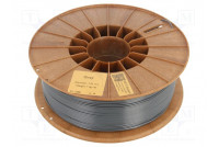 Filament: PET-G 1.75mm grey 220÷250°C 1kg Table temp: 60÷80°C