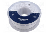 Filament: PET-G 1.75mm white 220÷260°C 1kg High Speed