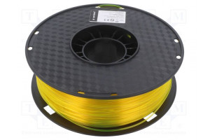 Filament: PET-G 1.75mm yellow 220÷260°C 1kg