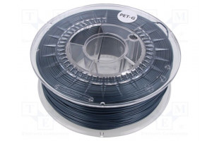 Filament: PET-G Ø: 1.75mm light steel 220÷250°C 1kg