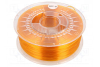 Filament: PET-G Ø: 1.75mm orange,transparent 220÷250°C 1kg