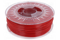 Filament: PET-G Ø: 1.75mm red 220÷250°C 1kg