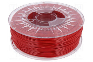 Filament: PET-G Ø: 1.75mm red 220÷250°C 1kg