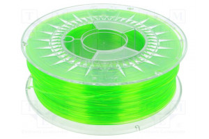 Filament: PET-G Ø: 1.75mm transparent,green (light) 220÷250°C