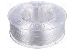 Filament: PET-G Ø: 1.75mm transparent 220÷250°C 1kg