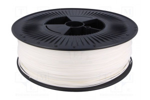 Filament: PET-G Ø: 1.75mm white 220÷250°C 5kg