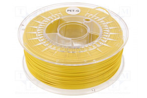 Filament: PET-G Ø: 1.75mm yellow 220÷250°C 1kg