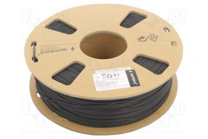 Filament: PLA 1.75mm black 190÷220°C 1kg flexible