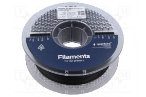 Filament: PLA 1.75mm black 210÷240°C 1kg High Speed