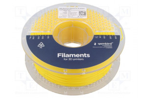 Filament: PLA 1.75mm yellow 210÷240°C 1kg High Speed