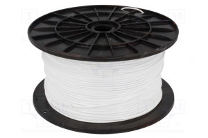 Filament: PLA Ø: 1.75mm white 200÷235°C 1kg