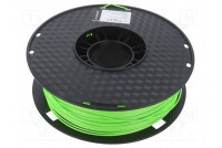 Filament: PLA+ 1.75mm green 195÷235°C 1kg