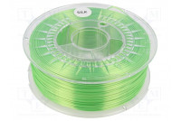 Filament: SILK Ø: 1.75mm green (light) 225÷245°C 1kg