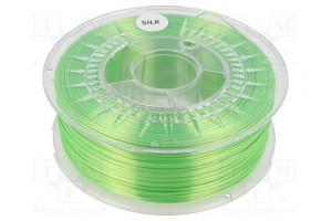 Filament: SILK Ø: 1.75mm green (light) 225÷245°C 1kg