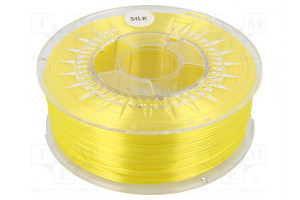 Filament: SILK Ø: 1.75mm yellow (bright) 225÷245°C 1kg