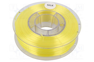 Filament: SILK Ø: 1.75mm yellow (bright) 225÷245°C 330g