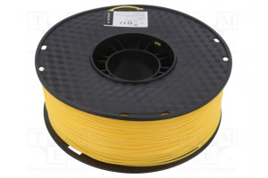 Filament: TPE 1.75mm yellow 190÷240°C 1kg flexible