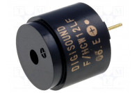 Sound transducer: electromagnetic signaller 16mm 12VDC