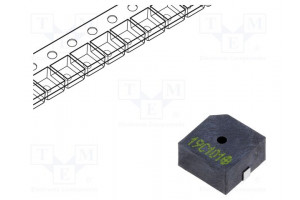 Ääänimuuntin: sähkömagneettinen merkinantolaite SMD 2,7kHz