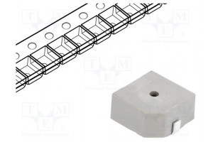 Sound transducer: electromagnetic signaller SMD 2400Hz 40mA