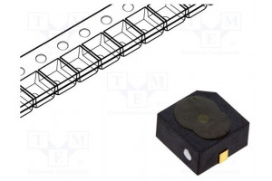 Sound transducer: electromagnetic signaller SMD 30mA -30÷85°C