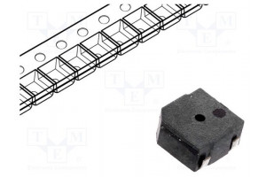 Sound transducer: electromagnetic signaller SMD 4000Hz 100mA