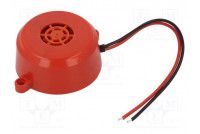 Sound transducer: piezo signaller 12÷24VDC Sound level: 100dB