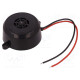 Sound transducer: piezo signaller 12÷24VDC Sound level: 100dB