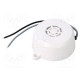 Sound transducer: piezo signaller 30mA Ø: 54mm H: 25mm 50÷90dB