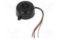 Sound transducer: piezo signaller 80÷90dB Colour: black 12÷24V