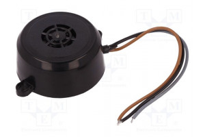 Sound transducer: piezo signaller 80÷90dB Colour: black 36÷48V