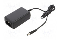 Power supply: switching 12VDC 1.25A Out: 5,5/2,1 15W 90÷264VAC