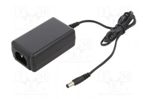 Power supply: switching 12VDC 1.25A Out: 5,5/2,1 15W 90÷264VAC